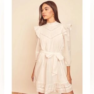 Reformation Dinah Dress in Ivory